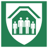 Signal ISO 7010 E021: Abri d’urgence
