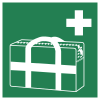 Signal ISO 7010 E027: Trousse médicale d’urgence