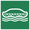 Signal ISO 7010 E036: Embarcation de sauvetage