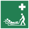 Signal ISO 7010 E067: Matelas d’évacuation