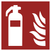 Signal ISO 7010 F001: Extincteur