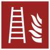 Signal ISO 7010 F003: Échelle d’incendie
