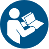 Signal ISO 7010 M002: Consulter la notice d’instructions