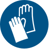 Signal ISO 7010 M009: Porter des gants de protection
