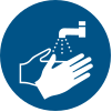 Signal ISO 7010 M011: Se laver les mains