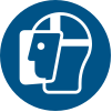 Signal ISO 7010 M013: Porter une visière