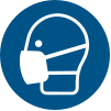 Signal ISO 7010 M016: Porter un masque