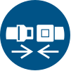 Signal ISO 7010 M020: Utiliser un système de retenue