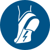Signal ISO 7010 M032: Porter des chaussures antistatiques