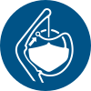 Signal ISO 7010 M045: Larguer les saisines de l’embarcation de sauvetage