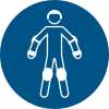 Signal ISO 7010 M049: Porter un équipement de protection pour les sports à roulettes