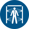 Signal ISO 7010 M072: Utiliser la douche de décontamination