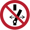 Signal ISO 7010 P031: Ne pas actionner