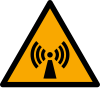Signal ISO 7010 W005: Danger : rayonnements non ionisants