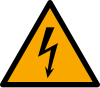 Signal ISO 7010 W012: Danger électrique