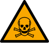 Signal ISO 7010 W016: Danger : matières toxiques