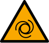 Signal ISO 7010 W018: Danger : démarrage automatique