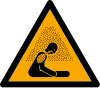 Signal ISO 7010 W041: Danger : asphyxie