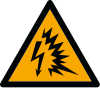 Signal ISO 7010 W042: Danger : arc électrique