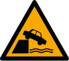 Signal ISO 7010 W051: Danger : berge non protégée