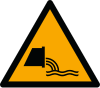 Signal ISO 7010 W055: Danger : rejet d’eaux usées