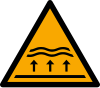 Signal ISO 7010 W077: Danger : zone inondable